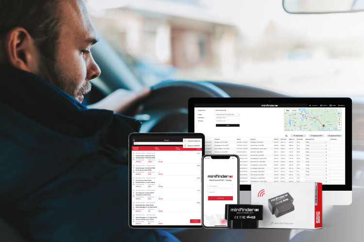 Elektronisches Fahrtenbuch von MiniFinder