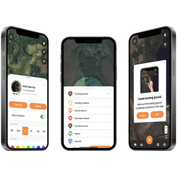 Jaktapp från MiniFinder